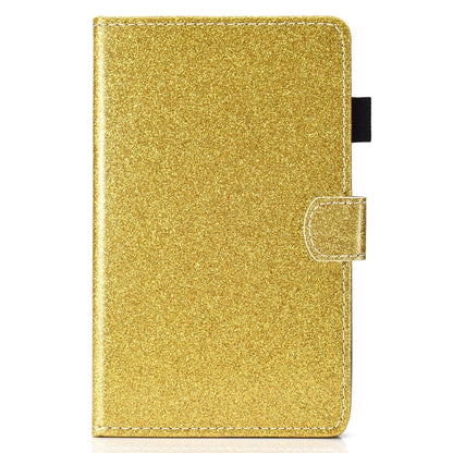 For Lenovo Tab M11/ Xiaoxin Pad 11 2024 Varnish Glitter Powder Smart Leather Tablet Case(Yellow) - Lenovo by buy2fix | Online Shopping UK | buy2fix