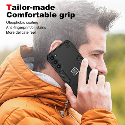 For Samsung Galaxy S23+ 5G 2 in 1 Shockproof Phone Case(Black) - Galaxy S23+ 5G Cases by buy2fix | Online Shopping UK | buy2fix