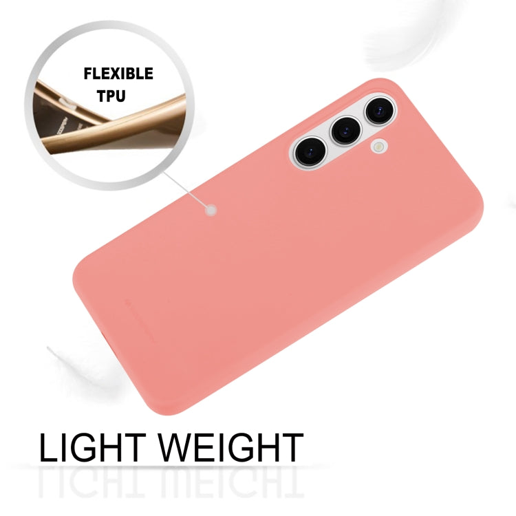 For Samsung Galaxy S24+ 5G GOOSPERY SOFT FEELING Liquid TPU Soft Phone Case(Pink) - Galaxy S24+ 5G Cases by GOOSPERY | Online Shopping UK | buy2fix