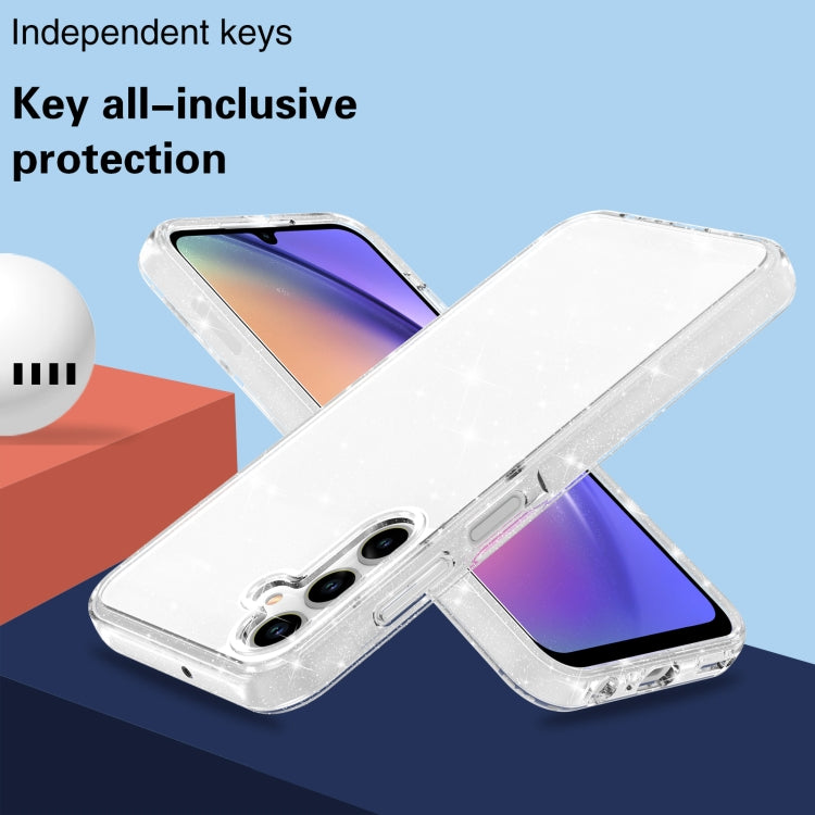 For Samsung Galaxy A55 5G Terminator Style Shockproof Phone Case(White) - Galaxy Phone Cases by buy2fix | Online Shopping UK | buy2fix