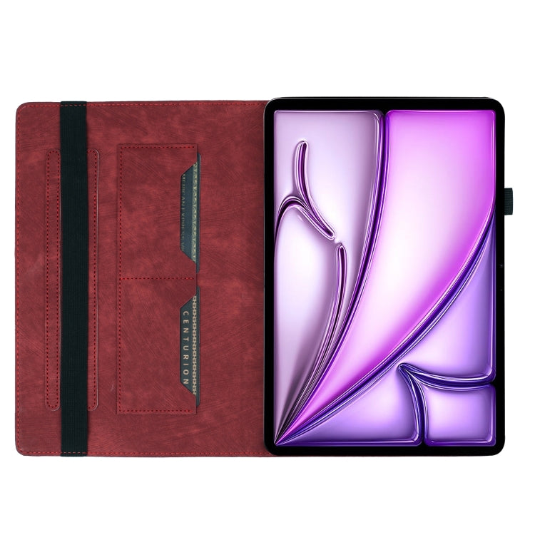 For iPad Air 11 2024 / Pro 11 2021 / 2020 Butterfly Cat Embossing Leather Tablet Case(Red) - iPad Air 11 2024 Cases by buy2fix | Online Shopping UK | buy2fix