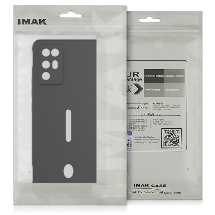 For Realme GT5 5G imak UC-4 Series Straight Edge TPU Phone Case(White) - Realme Cases by imak | Online Shopping UK | buy2fix