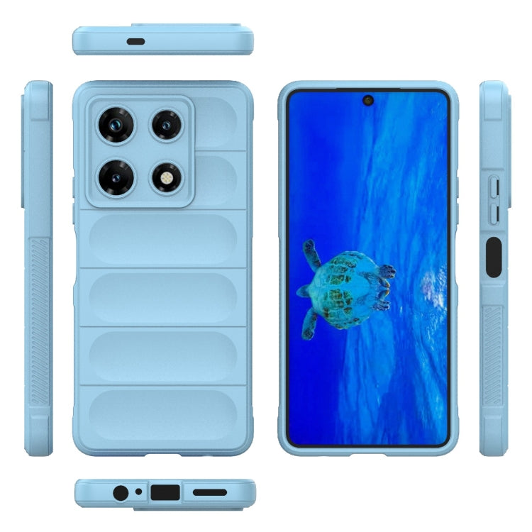 For Infinix Note 30 Pro X6788 Magic Shield TPU + Flannel Phone Case(Light Blue) - Infinix Cases by buy2fix | Online Shopping UK | buy2fix