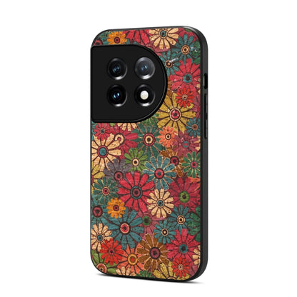 For OnePlus 11 Four Seasons Flower Language Series TPU Phone Case(Spring Green) - OnePlus Cases by buy2fix | Online Shopping UK | buy2fix