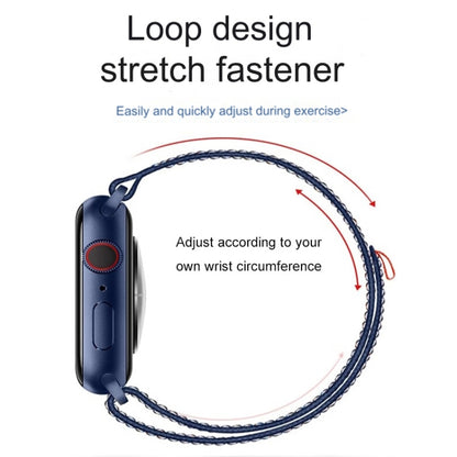 For Apple Watch Ultra 49mm Loop Nylon Watch Band(Colorful Starlight) - Watch Bands by buy2fix | Online Shopping UK | buy2fix