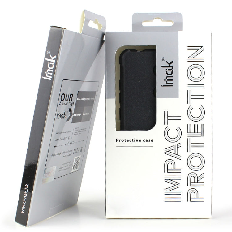 For Realme 11 5G Global/11x 5G Global/C67 5G Global imak Shockproof Airbag TPU Phone Case(Matte Black) - Realme Cases by imak | Online Shopping UK | buy2fix