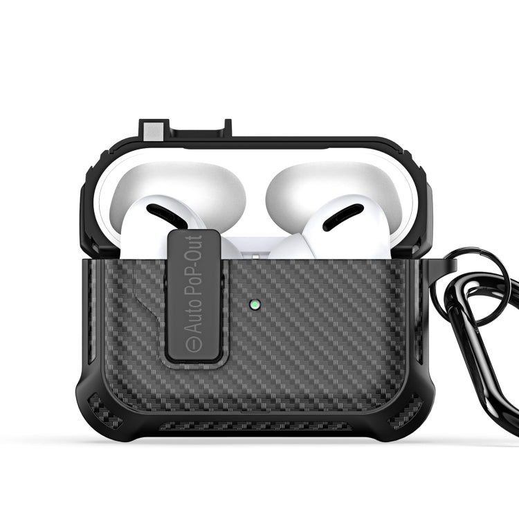 For AirPods Pro 2 DUX DUCIS PECI Series Earbuds Box Protective Case(Black) - For AirPods Pro 2 by DUX DUCIS | Online Shopping UK | buy2fix