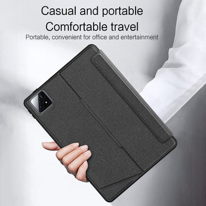 For Xiaomi Pad 6S Pro 12.4 inch Split Bluetooth Keyboard Leather Tablet Case(Black) - Others Keyboard by buy2fix | Online Shopping UK | buy2fix