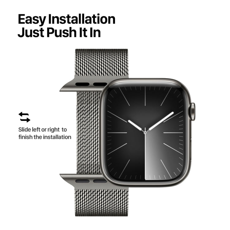 For Apple Watch Ultra 2 49mm DUX DUCIS Milanese Pro Series Stainless Steel Watch Band(Graphite) - Watch Bands by DUX DUCIS | Online Shopping UK | buy2fix