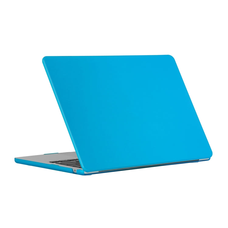 For MacBook Air 15.3 2024 A2941 (M2)/A3114 (M3) Laptop Matte Style Protective Case(Water Blue) - MacBook Air Cases by buy2fix | Online Shopping UK | buy2fix