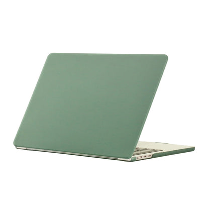 For MacBook Air 15.3 2024 A2941 (M2)/A3114 (M3) Laptop Matte Style Protective Case(Dark Green) - MacBook Air Cases by buy2fix | Online Shopping UK | buy2fix