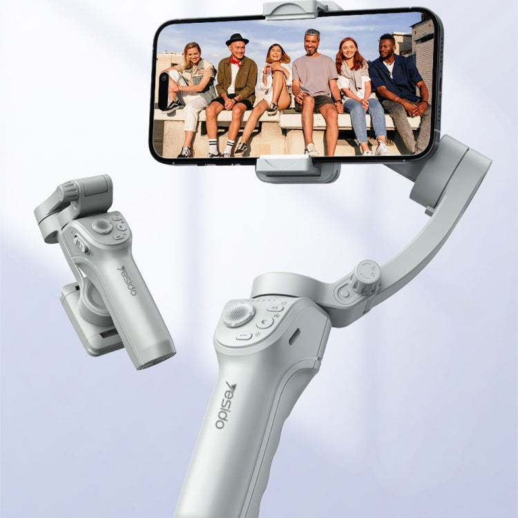 Yesido SF18 Phone Stabilizer Three-Axis Anti-Shake Handheld Gimbal(White) - Handheld Gimbals by Yesido | Online Shopping UK | buy2fix
