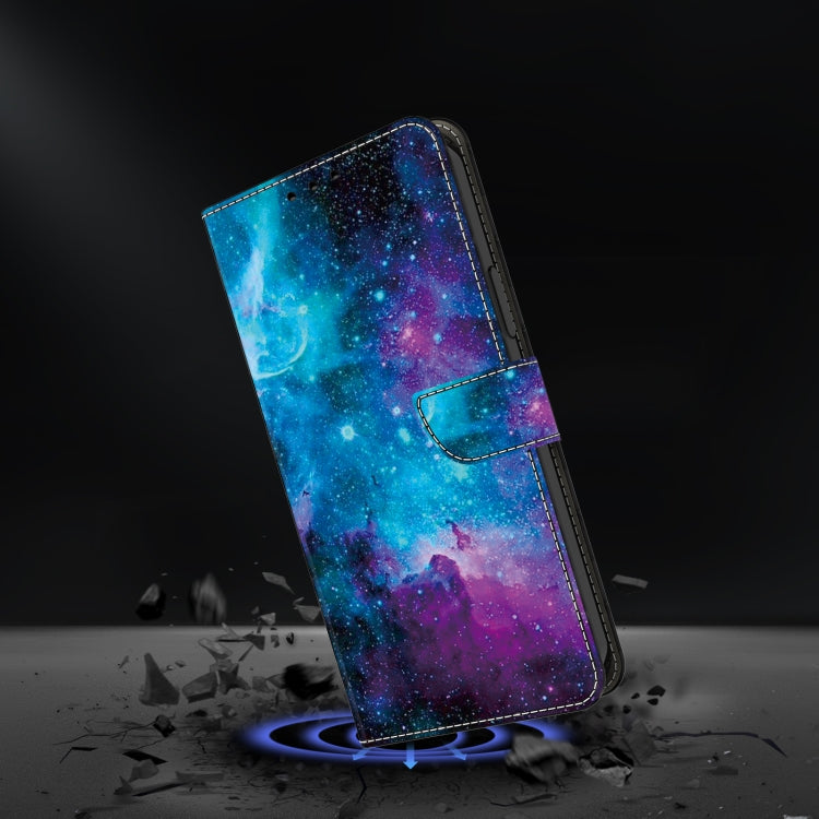 For Samsung Galaxy S23 Ultra 5G Crystal Painted Leather Phone case(Starry Sky) - Galaxy S23 Ultra 5G Cases by buy2fix | Online Shopping UK | buy2fix