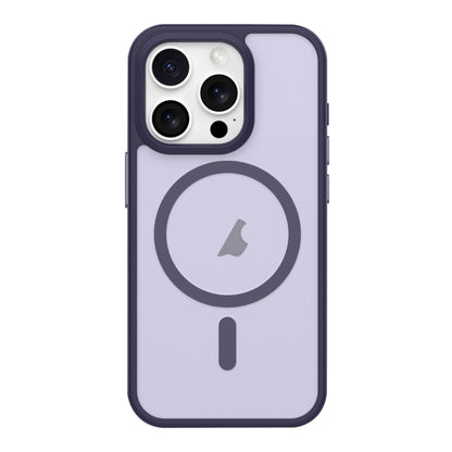 For iPhone 13 Pro Metal Button Skin Feel Matte MagSafe Shockproof Phone Case(Purple) - iPhone 13 Pro Cases by buy2fix | Online Shopping UK | buy2fix