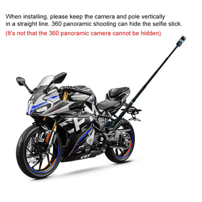 9 in 1 Dual-Link Crabs Selfie Stick Kit Motorcycle Clamps Handlebar Fixed Mount - Holder by buy2fix | Online Shopping UK | buy2fix