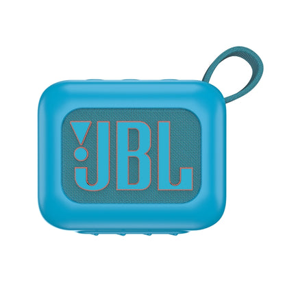 For JBL Go 4 Wireless Bluetooth Speaker Silicone Protective Case(Blue) - Protective Case by buy2fix | Online Shopping UK | buy2fix