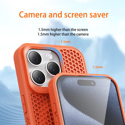 For iPhone 16 Pro Max MagSafe Magnetic Heat Dissipation Phone Case(Orange) - iPhone 16 Pro Max Cases by buy2fix | Online Shopping UK | buy2fix