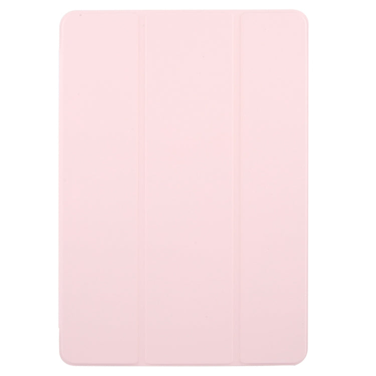 For Huawei MatePad Pro 11 2022/2024 Tri-fold Silicone Leather Tablet Case(Pink) - Huawei by buy2fix | Online Shopping UK | buy2fix