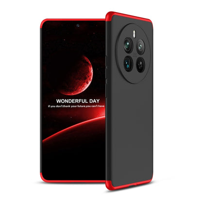 For Realme 12 Pro/12 Pro+ GKK Three Stage Splicing Full Coverage PC Phone Case(Black Red) - Realme Cases by GKK | Online Shopping UK | buy2fix