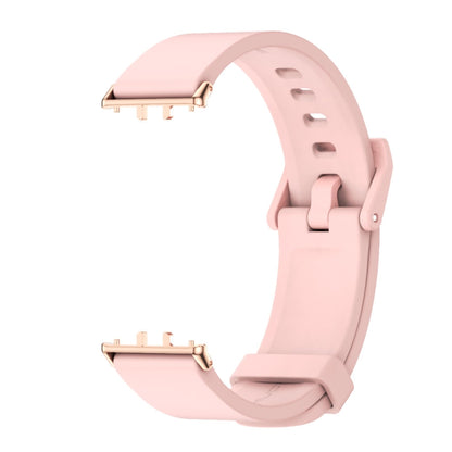 For Samsung Galaxy Fit 3 Mijobs Silicone Watch Band(Pink+Rose Gold) - Watch Bands by MIJOBS | Online Shopping UK | buy2fix