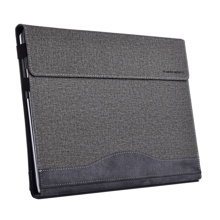 For Lenovo ThinkPad X1 Carbon Gen 11 Cloth Texture Laptop Leather Protective Case(Space Ash) - Other by buy2fix | Online Shopping UK | buy2fix