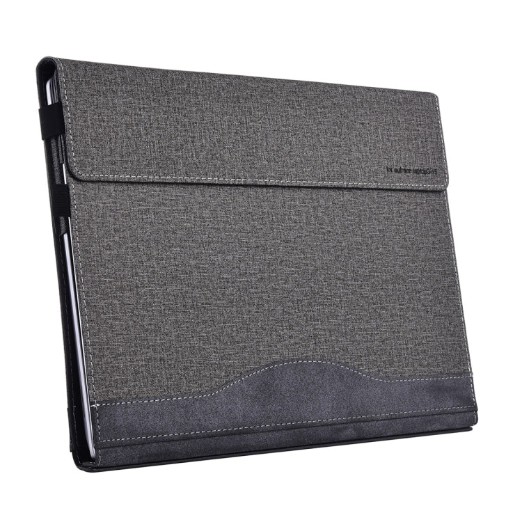 For Lenovo ThinkPad X1 Carbon Gen 10 Cloth Texture Laptop Leather Protective Case(Space Ash) - Other by buy2fix | Online Shopping UK | buy2fix