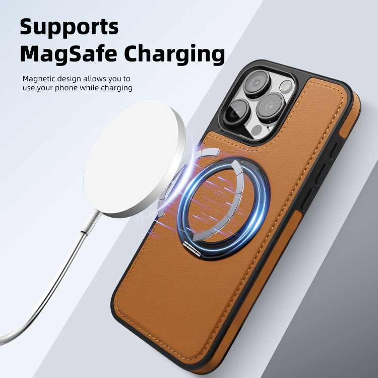 For iPhone 11 Yashi 360 Degree Rotating MagSafe Bracket Phone Case(Black) - iPhone 11 Cases by buy2fix | Online Shopping UK | buy2fix