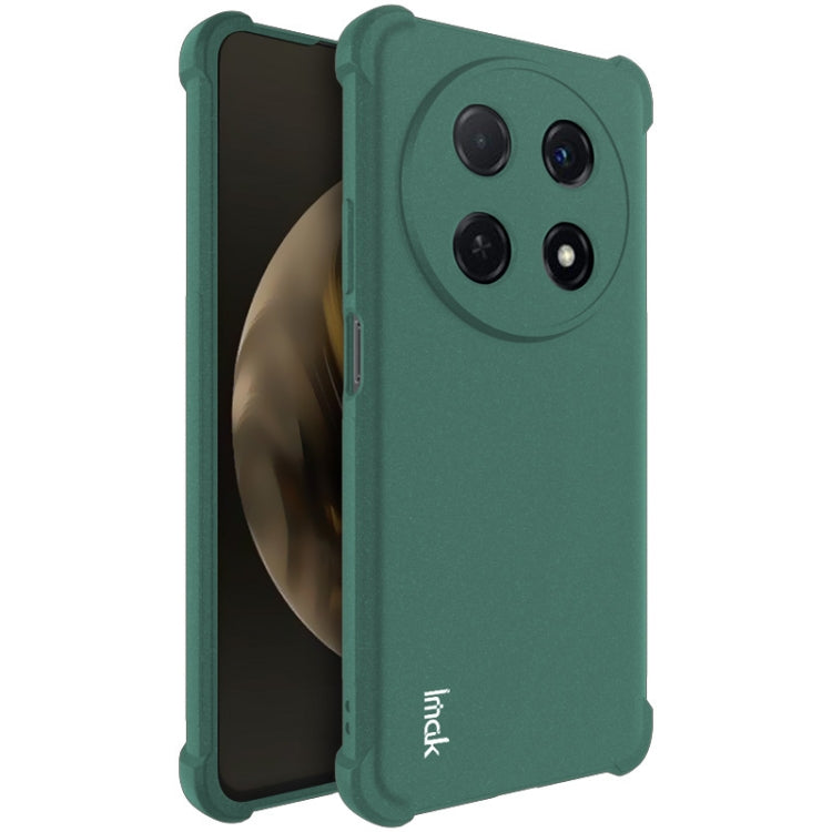 For Huawei nova 12i / Enjoy 70 Pro imak Shockproof Airbag TPU Phone Case(Matte Green) - Huawei Cases by imak | Online Shopping UK | buy2fix