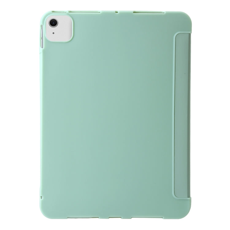 For iPad Air 11 2024 TPU Deformation Flip Leather Tablet Case with Holder(Mint Green) - iPad Air 11 2024 Cases by buy2fix | Online Shopping UK | buy2fix