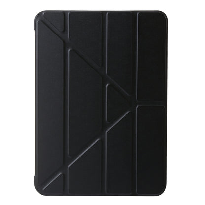 For iPad Pro 13 2024 TPU Deformation Flip Leather Tablet Case with Holder(Black) - iPad Pro 13 2024 Cases by buy2fix | Online Shopping UK | buy2fix