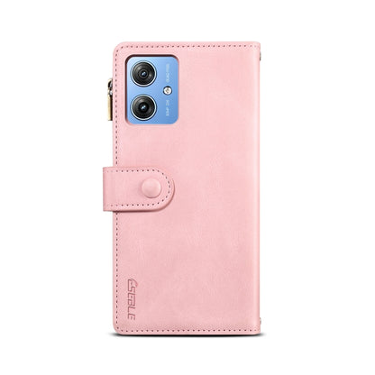 For Motorola Moto G54 5G Global ESEBLE Retro Frosted RFID Leather Phone Case(Rose Gold) - Motorola Cases by ESEBLE | Online Shopping UK | buy2fix