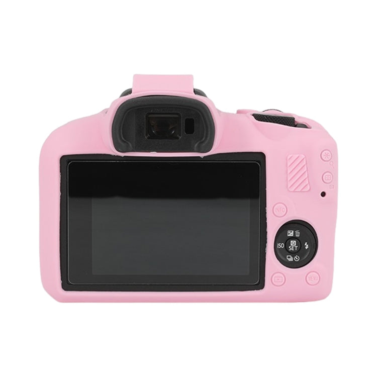 For Canon EOS R100 Glossy Soft Silicone Protective Case(Pink) - Protective Case by buy2fix | Online Shopping UK | buy2fix