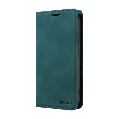 For Honor 200 Lite Global BETOPNICE Suction RFID Anti-theft Leather Phone Case(Green) - Honor Cases by BETOPNICE | Online Shopping UK | buy2fix