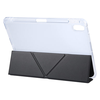 For iPad Air 11 2024 / Air 5 / 4 GEBEI Deformation Leather Tablet Case(Black) - iPad Air 11 2024 Cases by GEBEI | Online Shopping UK | buy2fix
