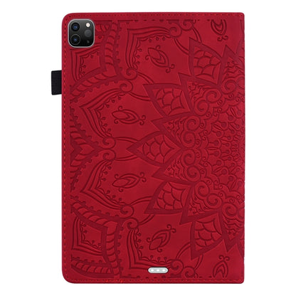 For iPad Pro 13 2024 Calf Texture Embossed Leather Tablet Case(Red) - iPad Pro 13 2024 Cases by buy2fix | Online Shopping UK | buy2fix