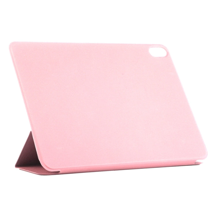 For iPad Air 11 2024 Double-sided Clip Non-buckle Magnetic PU Smart Tablet Case(Rose Gold) - iPad Air 11 2024 Cases by buy2fix | Online Shopping UK | buy2fix