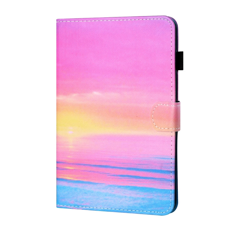 For iPad Pro 11 2024 Coloured Drawing Stitching Smart Leather Tablet Case(Sunset) - iPad Pro 11 2024 Cases by buy2fix | Online Shopping UK | buy2fix