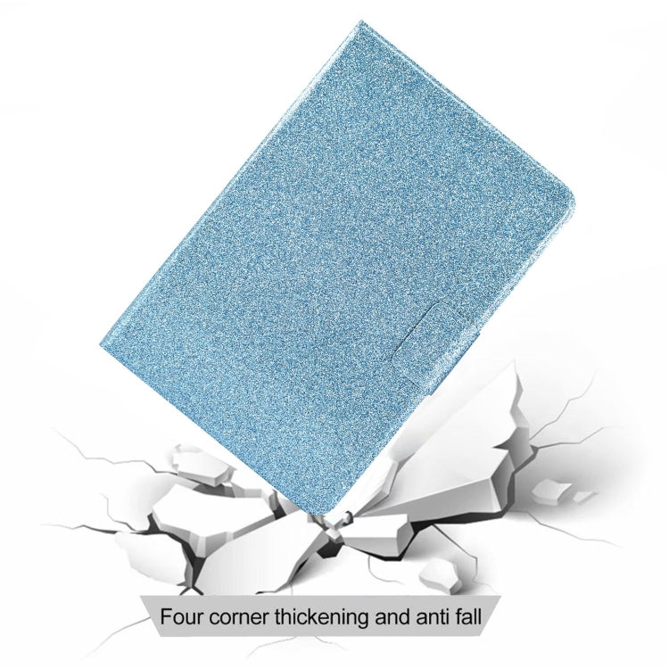 For iPad Pro 11 2024 Varnish Glitter Powder Smart Leather Tablet Case(Blue) - iPad Pro 11 2024 Cases by buy2fix | Online Shopping UK | buy2fix