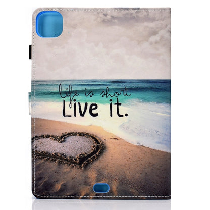 For iPad Pro 11 2024 Painted Stitching Smart Leather Tablet Case(Love) - iPad Pro 11 2024 Cases by buy2fix | Online Shopping UK | buy2fix