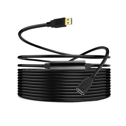 USB 3.0 Female To USB 3.0 Male PVC Cable, Length:1m(Black) - USB 3.0 by buy2fix | Online Shopping UK | buy2fix