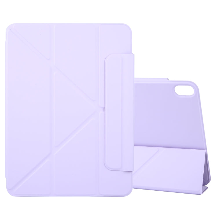 For iPad Air 11 2024 Y-Shape Double-sided Clip Magnetic Smart Tablet Case(Purple) - iPad Air 11 2024 Cases by buy2fix | Online Shopping UK | buy2fix