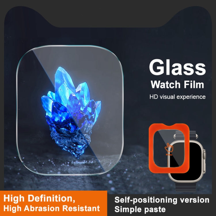 For Apple Watch Ultra 49mm / Ultra 2 49mm IMAK Tempered Glass Watch Protective Film Self-contained Positioning Version - Others by imak | Online Shopping UK | buy2fix