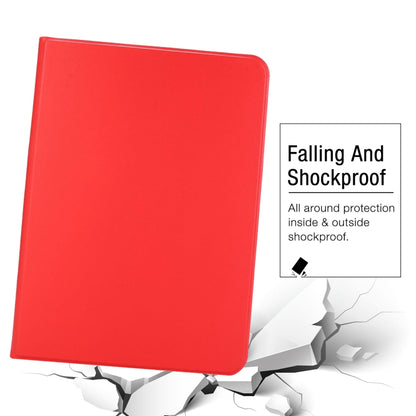 For iPad Air 13 2024 Stretch Voltage Plain Leather Smart Tablet Case(Red) - iPad Air 13 2024 Cases by buy2fix | Online Shopping UK | buy2fix