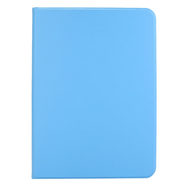 For iPad Air 13 2024 Stretch Voltage Plain Leather Smart Tablet Case(Light Blue) - iPad Air 13 2024 Cases by buy2fix | Online Shopping UK | buy2fix