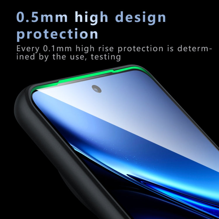 For vivo X200 Pro Armor Precise Hole PC Hybrid TPU Phone Case(Frosted Black) - X200 Pro Cases by buy2fix | Online Shopping UK | buy2fix