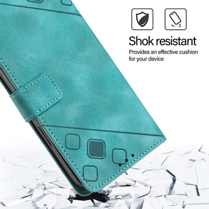 For Blackview Color 8 Skin Feel Embossed Leather Phone Case(Green) - More Brand by buy2fix | Online Shopping UK | buy2fix