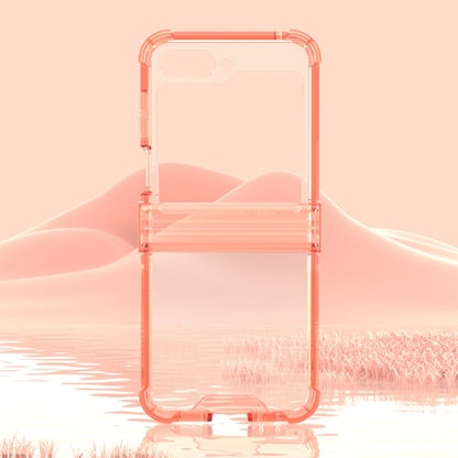 For Samsung Galaxy Z Flip6 GKK Airbag Hinge Full Coverage Phone Case(Transparent) - Galaxy Z Flip6 5G Cases by GKK | Online Shopping UK | buy2fix