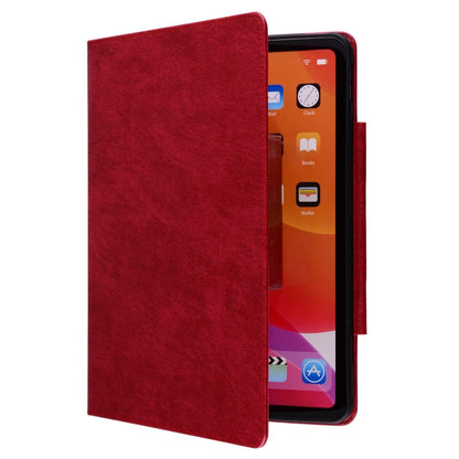 For Samsung Galaxy Tab S9 FE / S9 / S8 / S7 Cat Buckle Leather Smart Tablet Case(Red) - Galaxy Tab S9 Cases by buy2fix | Online Shopping UK | buy2fix