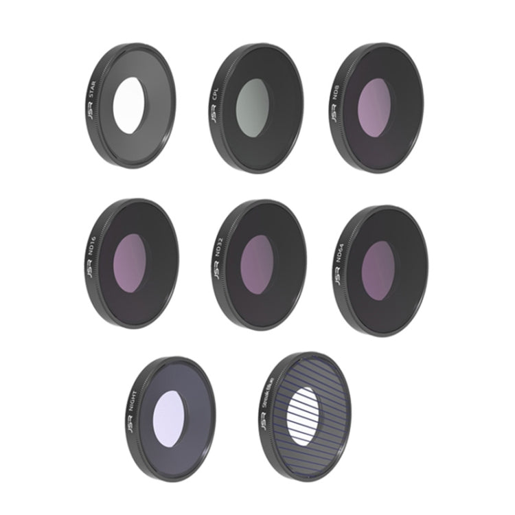 For DJI Osmo Action 4 JUNESTAR Threaded Camera Lens Filter, Filter:8 in 1 Filmmaking Kit - Lens Filter by JSR | Online Shopping UK | buy2fix