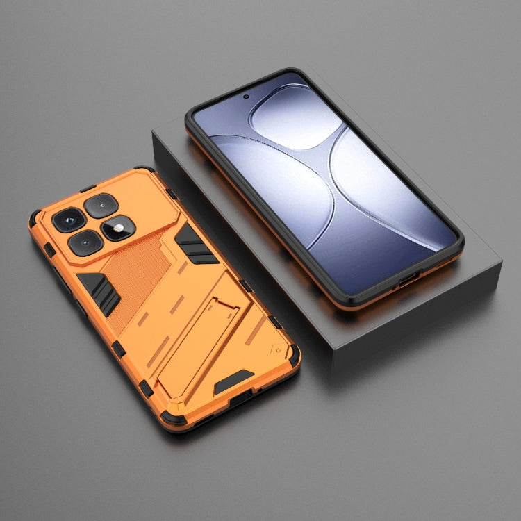 For Redmi K70 Ultra Global Punk Armor 2 in 1 PC + TPU Phone Case with Holder(Orange) - Xiaomi Cases by buy2fix | Online Shopping UK | buy2fix